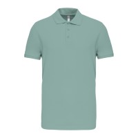POLO PIQUÉ HOMEM M/M 3 BOT VERDE PASTEL K239